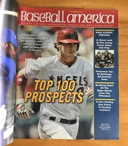Baseball America Magazine 2007 Brandon Wood Angels Cover No Label - Picture 1 of 3
