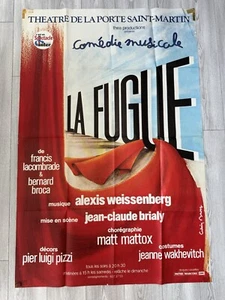 Affiche (150x100) - La Fugue - Comédie Musicale - Théâtre St Martin Paris - 1979 - Bild 1 von 5