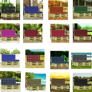 Foam Euro Pallet Pillows Garden Outdoor Cushions Set Water Resistant Cover Pads - Picture 1 of 140