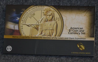 *Empty Box* For 2014-D Native Hospitality Coin & Currency Set Capsule & 1$ Bill  - Image 1 of 3