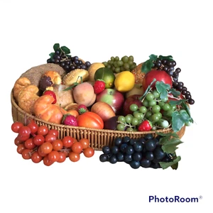 Brot & Obst Display Requisite verschiedene Artikel und Größen. Realistisch. Tablett nicht enthalten - Bild 1 von 8
