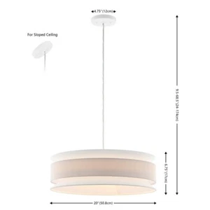 Safavieh NOLANA 20" PENDANT, Reduced Price 2172738579 PND4213A - Picture 1 of 5