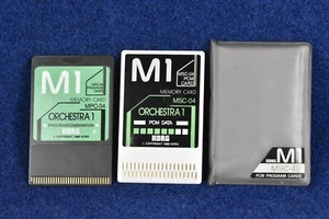 Korg M1 ORCHESTRA 1 MPC-04 Program & MSC-04 PCM Memory Card For M1, M1R - Picture 1 of 3