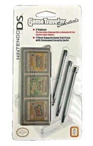Nintendo DS Game Traveler Black 3 Cartridge Case & Styluses *Games Not Included* - Picture 1 of 1