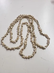Shell Necklace 31 Inches Long Beach Island Surfer Natural Ocean - Picture 1 of 3