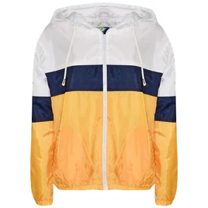 Girls Boy Mustard Windbreaker Waterproof Raincoat Jacket Lightweight Age 5-13 - Picture 1 of 5