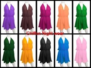 One Peace Kleid Damen Nacht Nacht Nachtwäsche STribal Chiffon Oberteil Damenbekleidung C56 - Bild 1 von 54