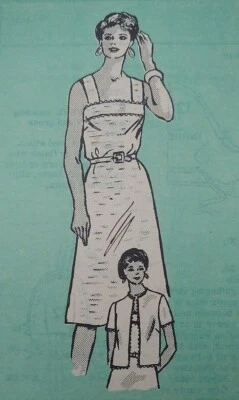 Vintage Dress and Jacket Printed Pattern 4604 Sewing Pattern Bust 35" 89cm UNCUT - Image 1 of 3