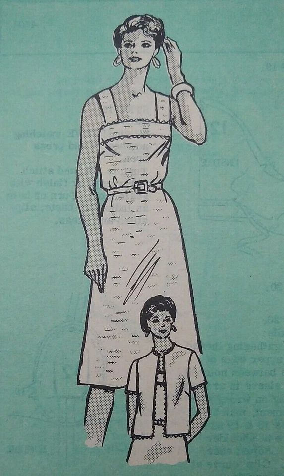 Vintage Dress and Jacket Printed Pattern 4604 Sewing Pattern Bust 35" 89cm UNCUT - Image 1 of 3