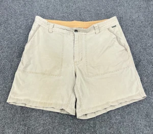Howler Bros Clarksville Walk Shorts Canvas Utility Beige Khaki Sz 35 9" Inseam - Picture 1 of 9