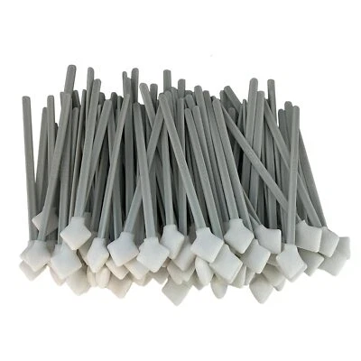 CALCA 100pcs Foam Cleaning Swabs for Epson Roland Mimaki Mutoh Inkjet Printers