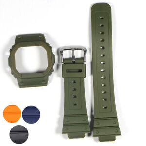 Bracelet en résine 16 mm adapté pour bracelet de montre en silicone G-SHOCK DW5600