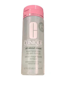Clinique All About Clean Liquid Facial Soap Oily Skin Formula 200ml - Picture 1 of 1