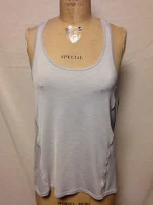 Tanque activo Betsey Johnson Performance Racerback EHX1T93 Quick Silver nuevo con etiquetas Foto 1 de 2