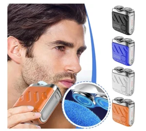 Tragbarer rotierender Elektrorasierer mitzwei Ringen,wasserdichter Reiserasierer - Bild 1 von 12