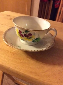 Merit Antique Tea Cup And Saucer, Made In Occupied Japan - Picture 1 of 6