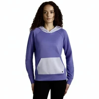 Gaiam женщин размер маленький винтажный индиго синий Hudson Colorblock толстовка с капюшоном Топ новый с Ярлыками - Изображение 1 из 4