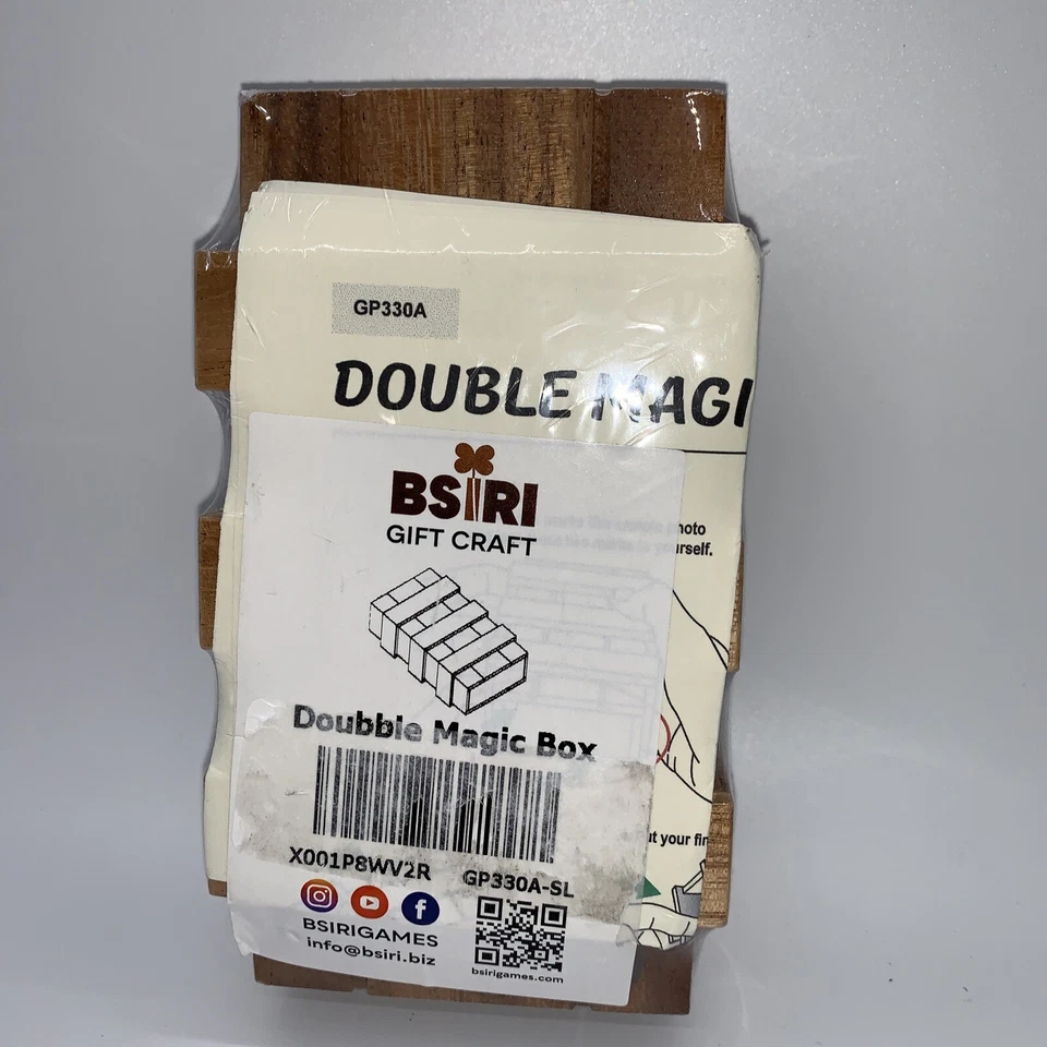 BSIRI Secret Puzzle Box for Adults Magic Money Holders for Adults and Card Wo...