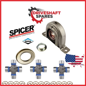 OEM DANA SPICER CARRIER BEARING and 3 U-JOINTS Kit FORD F250 F350 2WD DRIVESHAFT - Picture 1 of 4