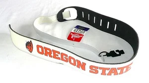 OREGON STATE BEAVERS Adjustable Leather Guitar Strap 2.5" Wide NCAA NEW  - Picture 1 of 8