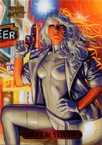 1994 Fleer Marvel Masterpieces Silver Sable #110 Near Mint DNA GAMES - Picture 1 of 1