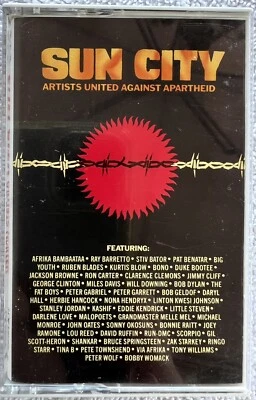 SUN CITY Artists United Against Apartheid Cassette Joey Ramone Dylan - Image 1 of 4