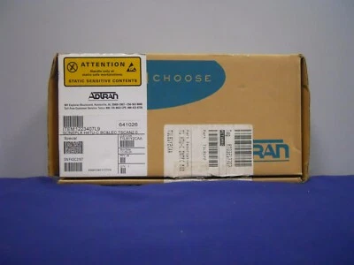Adtran Total Access 3000 SONEPLEX 1223407L9 New open Box Warranty Quantity - Image 1 of 2