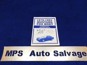 1979-1993 Ford Mustang Fox Body Exploded View Illustrated Manual 253 Pages F97 - Picture 1 of 15