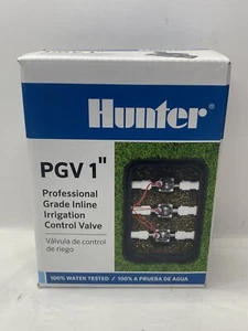 NEW Hunter 1 in. PGV Electric Inline Irrigation Control Valve - Picture 1 of 4