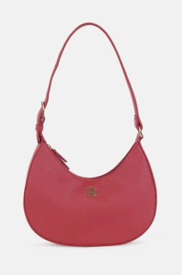 Tommy Hilfiger Women's Classic Hobo Shoulder Bag/Purse in Red/Gold NWT - Image 1 of 4