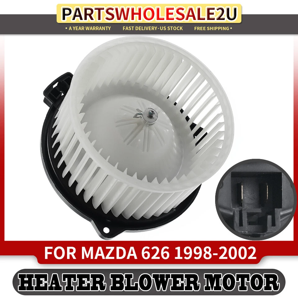 Motor soplador calentador aire acondicionado con jaula ventilador para Mazda 626 1998 1999 2000 2001 2002 Foto 1 de 4
