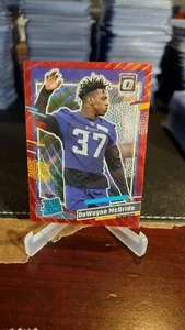 Vista previa óptica Panini Donruss 2023 roja clasificación Hyper Prizm novato DeWayne McBride - Imagen 1 de 2
