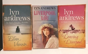 Lyn Andrews 3 Books: Ellan Vannin/ Liverpool Lou/The Leaving Of Liverpool - Picture 1 of 3