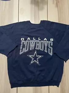 Vintage 80s Dallas Cowboys Artex Crewneck Sweater - Picture 1 of 6