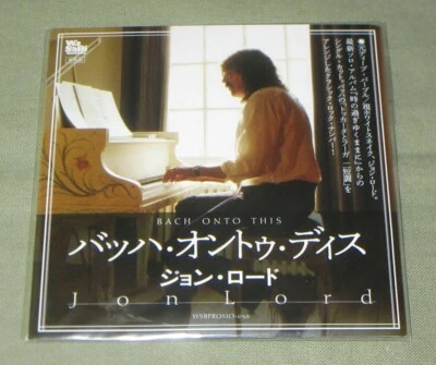 NEW! JON LORD Japan PROMO ONLY 3 inch CD single BACK ONTO THIS Deep Purple Foto 1 de 2