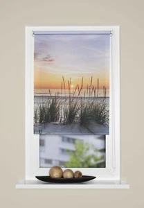 HOME WOHNIDEEN Seitenzug-Rollo EVENING, Seiden-Optik, Digitaldruck, blickdicht - Bild 1 von 14