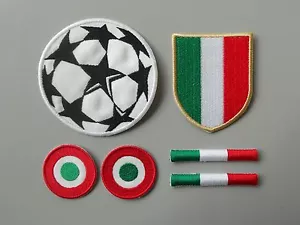 PATCH ITALIA SCUDETTO COCCARDA BANDIERINE PALLONE PZ 6 RICAMATI TERMOADESIVI - Imagen 1 de 1