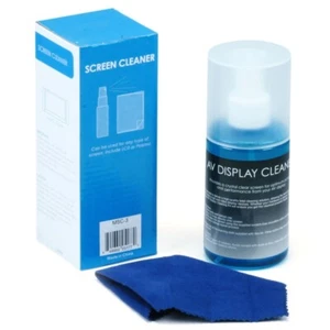 Screen Cleaning Kit 200 ml Cleaner + Cloth LCD Plasma PC Laptop Tablet Monitor - Picture 1 of 3