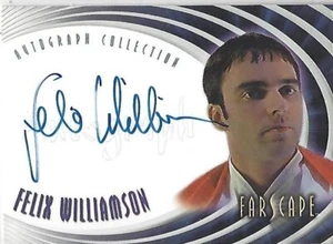 FARSCAPE THROUGH THE WORMHOLE A42 Felix Williamson as Prince Clayvor Auto card - Picture 1 of 2