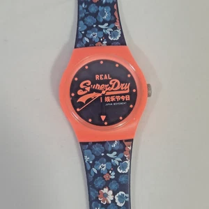 Superdry Women’s Blue And Orange Floral Watch SYL169UCO *New Battery* - Picture 1 of 11