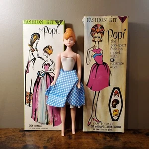 American Doll and Toy Corp Popi Doll with Box, 1 Wigs On Doll, 7 Outfits Rare - Picture 1 of 13