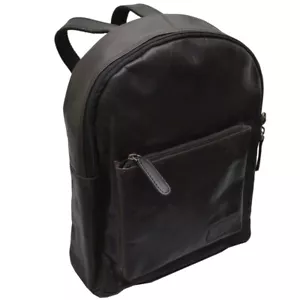 Echt Leder Rucksack Schultertasche Ledertasche Lederrucksack Vintage Retro Style - Bild 1 von 4