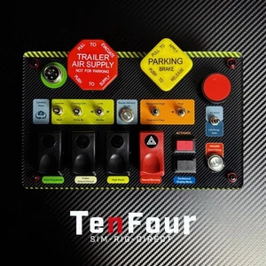 TenFour X1 - Caja de botones simulador de camión ETS/ATS - 24 funciones | 18 botones | PC - Imagen 1 de 7