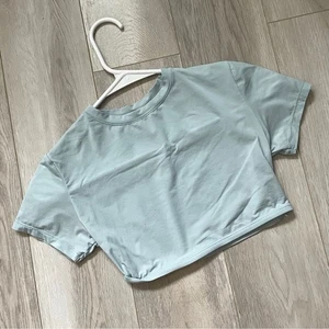 Skims Cropped Tshirt passt jedem Damen blau (large) Ausgehen Party tailliert - Bild 1 von 5