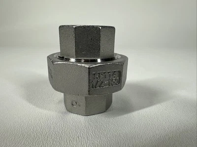 1-1/2" UNION 304SS THREADED Class 150 SP114 Stainless Steel - Image 1 of 4