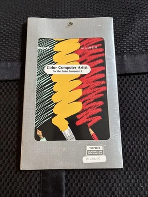 Vintage Color Computer Artist Coco 3 Game TRS-80 Tandy 5.25 Floppy Disk - New - Image 1 of 4