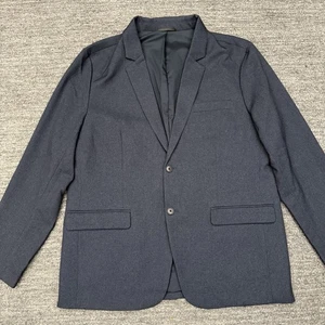 Bluffworks Gramercy Blazer Herren 46R Navy Blau Classic Notched Performance Jacke - Bild 1 von 17