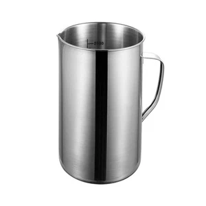 Steel Measuring Cup, Liquid Measuring Cup, Multipurpose 2 Liter Kitchen for - Picture 1 of 7