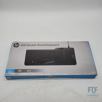 HP 400 kabelgebundene Tastatur, Anschluss über USB-C und mit USB-A-Ad... 7N7C0AA - Bild 1 von 3