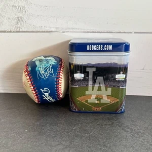 SGA Los Angeles Dodgers Blechbank und Baseball - Bild 1 von 12